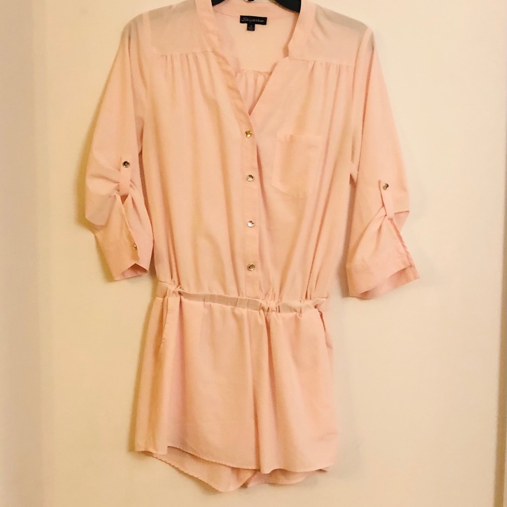 Women Shinestar Short Pantsuit